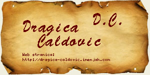 Dragica Ćaldović vizit kartica